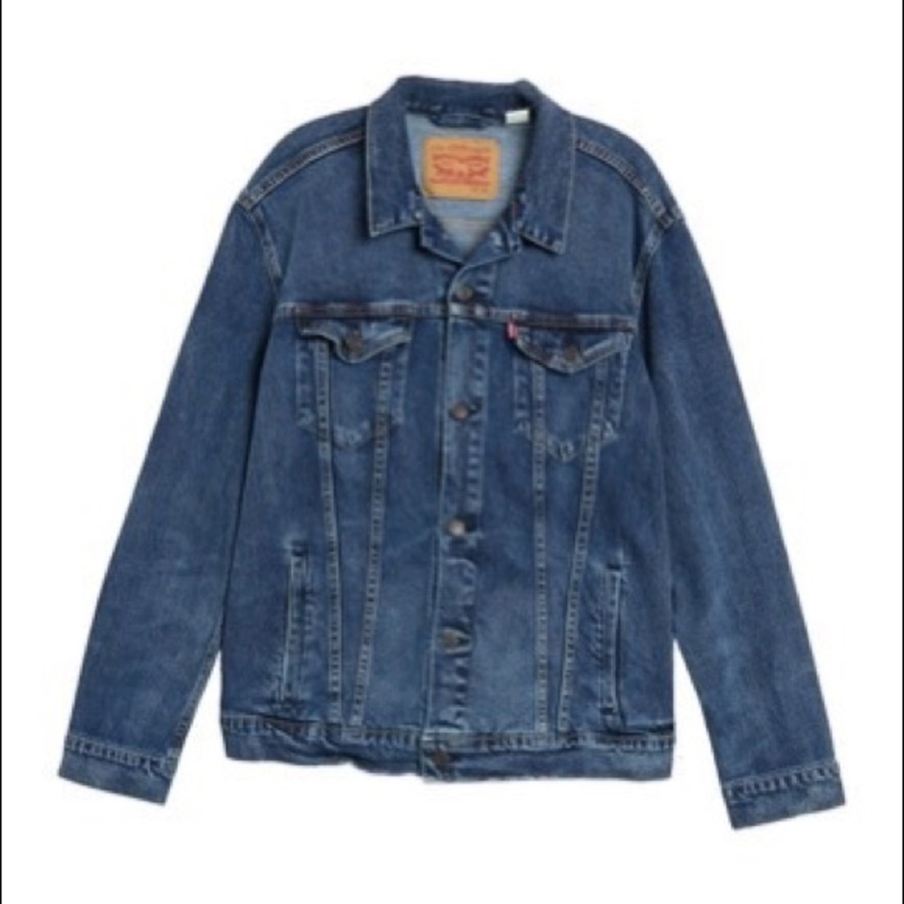 NWT Men’s Levi’s Hype Trucker Blue Denim Jacket - Picture 3 of 8